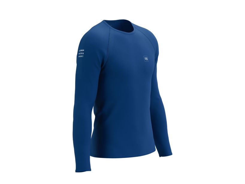 TRAINING TSHIRT LS - ESTATE BLUE